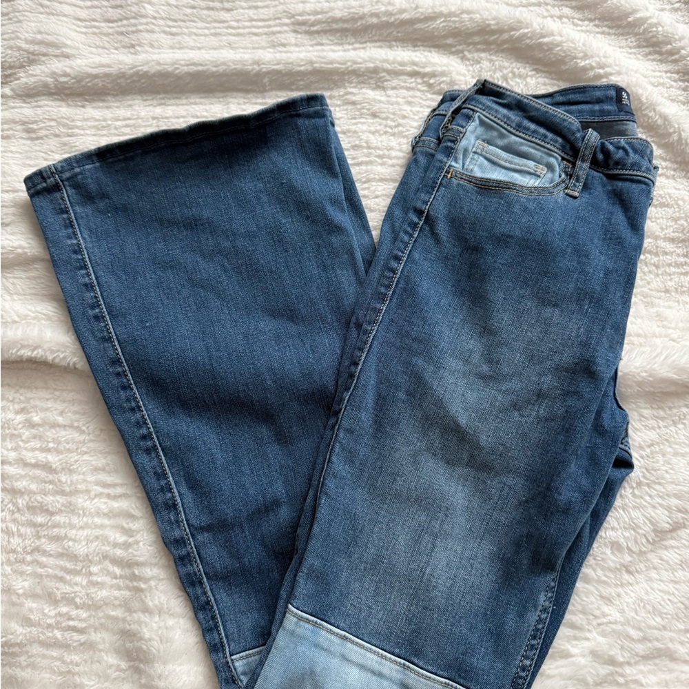Hollister Blue High-Rise Flare Jeans